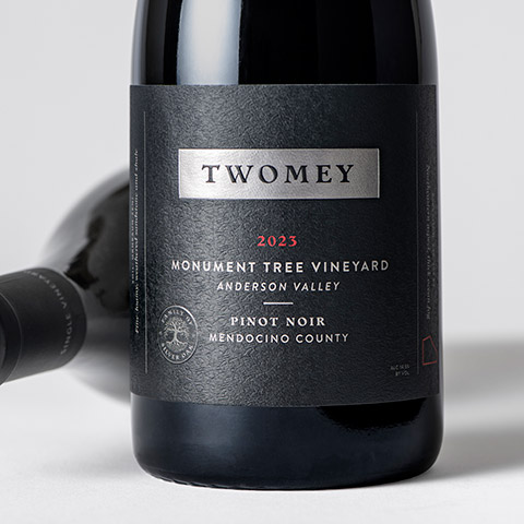 2023 Twomey Monument Tree Vineyard Pinot Noir wine bottle label